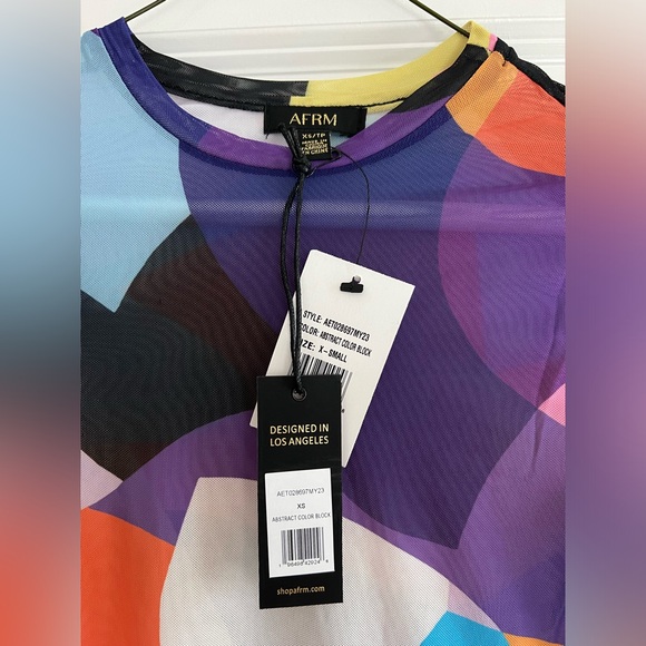 AFRM Color Block Mesh Longsleeve - Picture 4 of 4